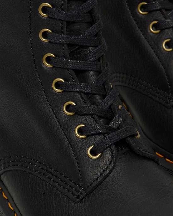 Botas Con Cordones Dr. Martens 1460 Pascal Mujer Negros MX-54817